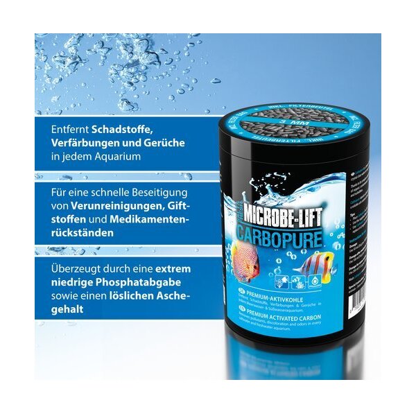 Carbopure (Aktivkohle) (486gr., 1000ml.)