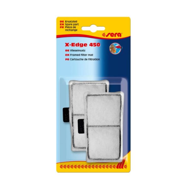 sera Vlieseinsatz (2 St) f&uuml;r X-Edge 450 (Ersatzteil)