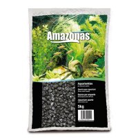 Amazonas Kies farbig 2-3mm schwarz 5kg