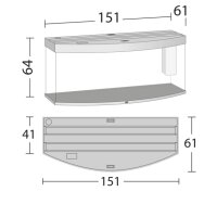 Juwel Aquarium Vision 450 LED hell